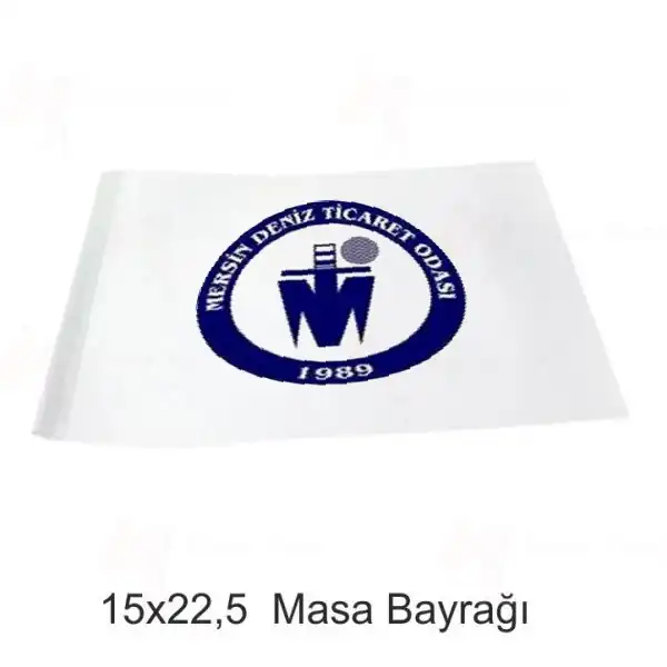 Mersin Deniz Ticaret Odas Masa Bayraklar