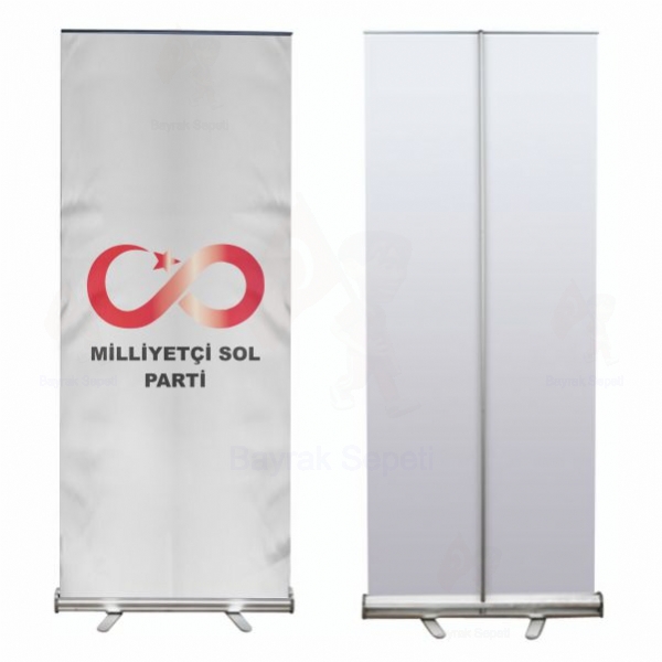 Milliyeti Sol Parti Roll Up ve Banner