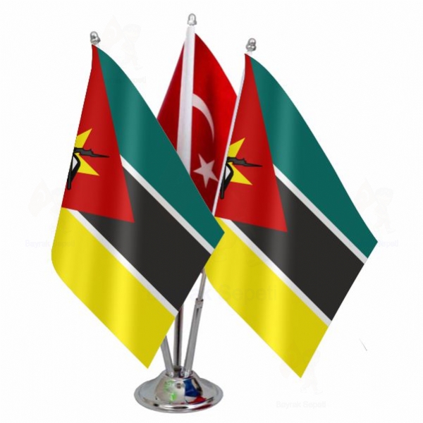 Mozambik 3 L Masa Bayraklar