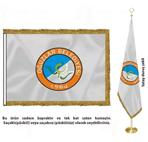 Ouzlar Belediyesi Saten Kuma Makam Bayra eitleri