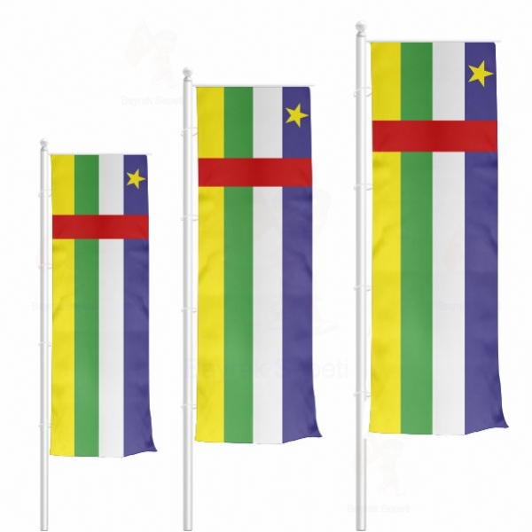 Orta Afrika Cumhuriyeti Dikey Gnder Bayraklar