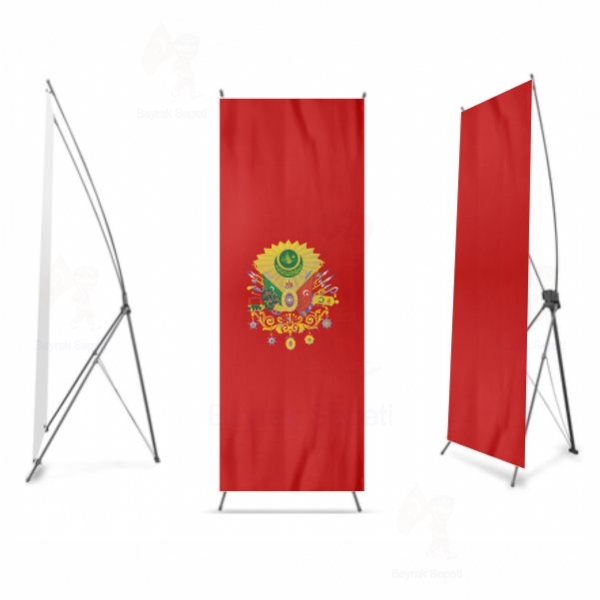 Osmanl Armas Krmz X Banner Bask