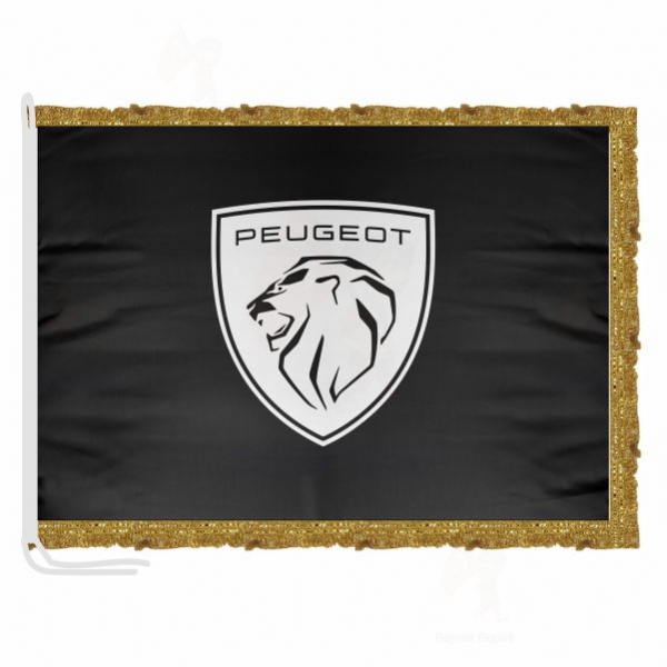 Peugeot Siyah Saten Kuma Makam Bayra Toptan