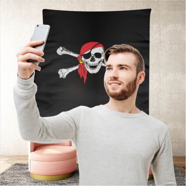 Pirate Bandana Arka Plan Duvar Manzara Resimleri