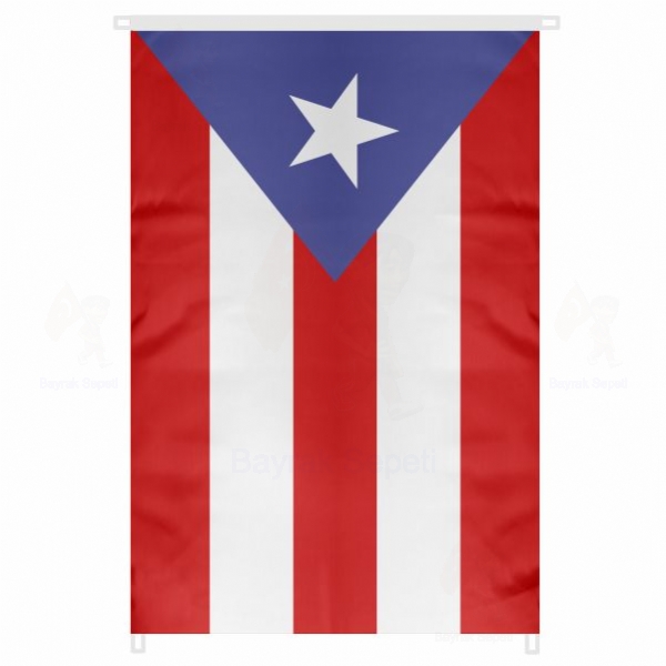 Porto Riko Bina Cephesi Bayraklar