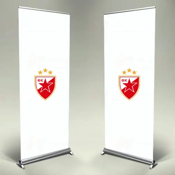 Red Star Belgrade Roll Up ve Banner