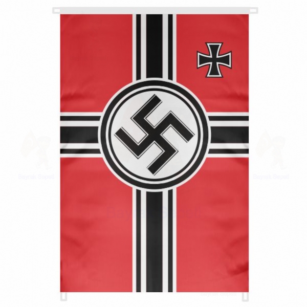 Reich Nazi Alman Sava Sanca Bina Cephesi Bayraklar