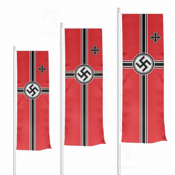 Reich Nazi Alman Sava Sanca Dikey Gnder Bayraklar
