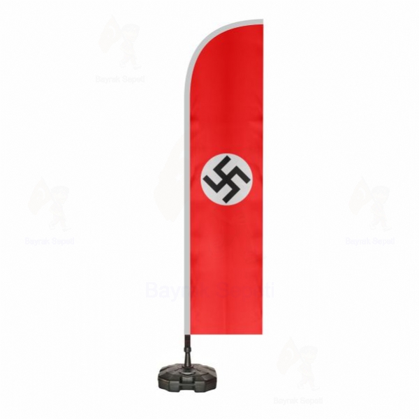 Reich Nazi Almanyas Plaj Bayraklar