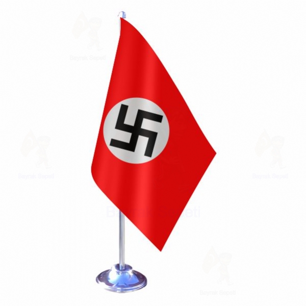 Reich Nazi Almanyas Tekli Masa Bayraklar