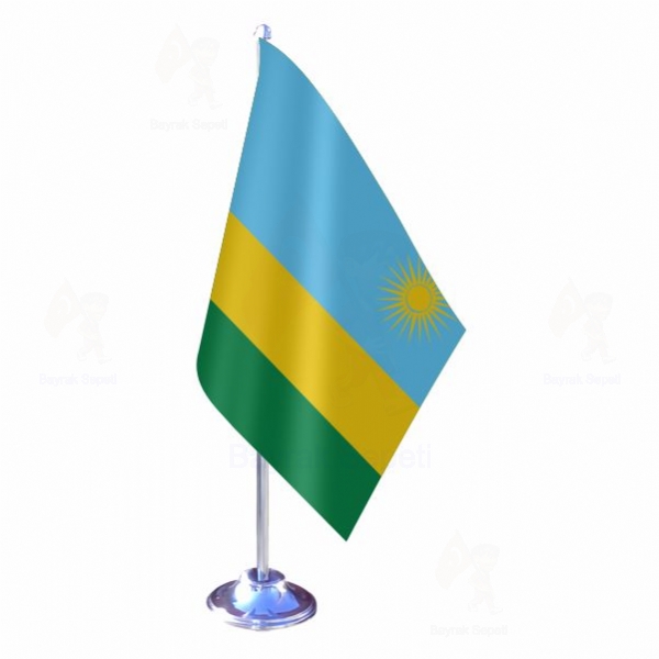 Ruanda Tekli Masa Bayraklar