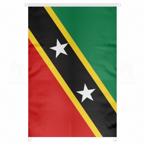 Saint Kitts ve Nevis Bina Cephesi Bayraklar