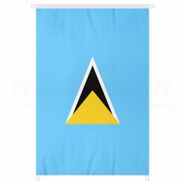 Saint Lucia Bina Cephesi Bayraklar