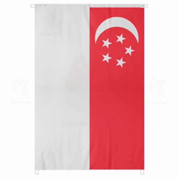 Singapur Bina Cephesi Bayraklar