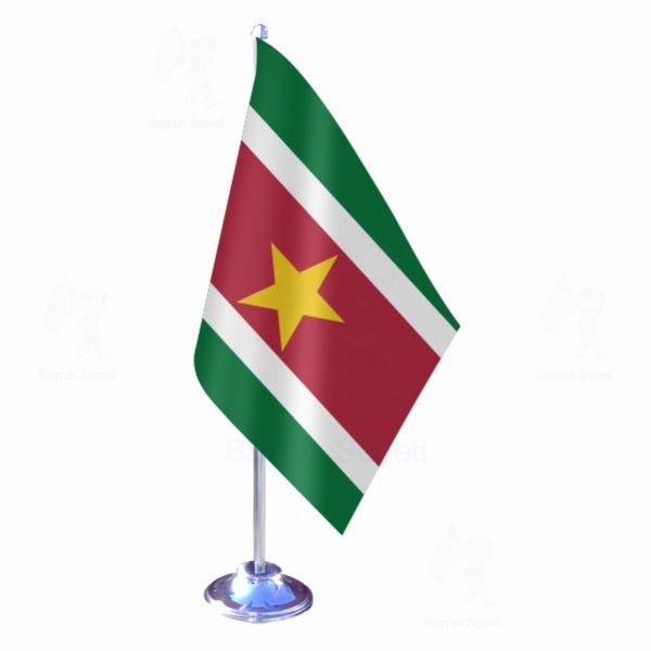 Surinam Tekli Masa Bayraklar