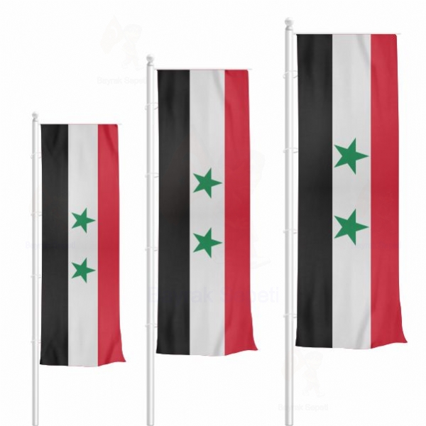 Suriye Dikey Gnder Bayraklar