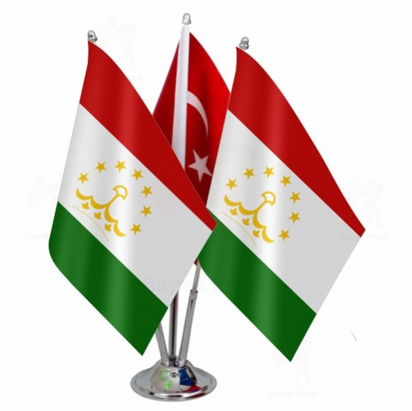 Tacikistan 3 L Masa Bayraklar