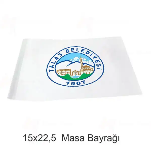 Talas Belediyesi Masa Bayraklar