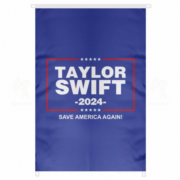 Taylor Swft 2024 Save Amerca Agan Bina Cephesi Bayraklar