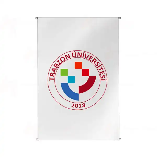 Trabzon niversitesi Bina Cephesi Bayraklar