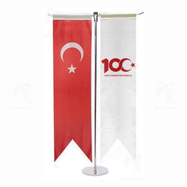 Trkiye Cumhuriyetinin 100.Yl T Masa Bayraklar