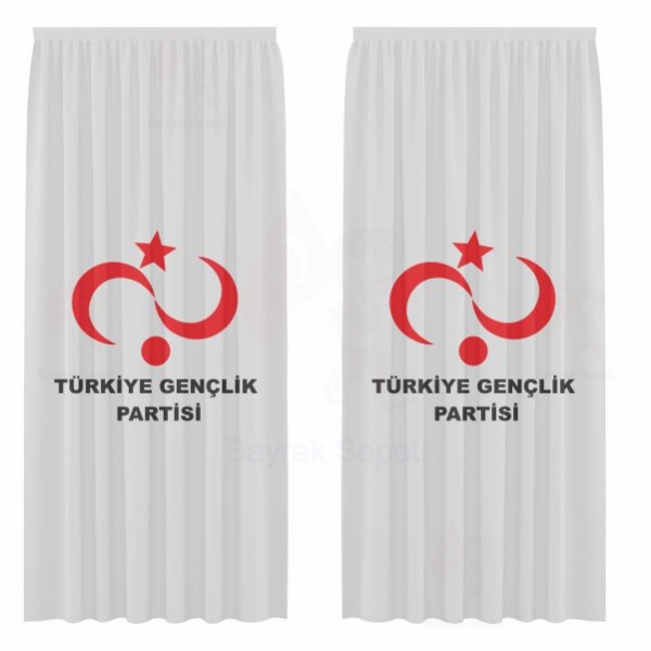 Trkiye Genlik Partisi Gnelik Saten Perde Satn Al