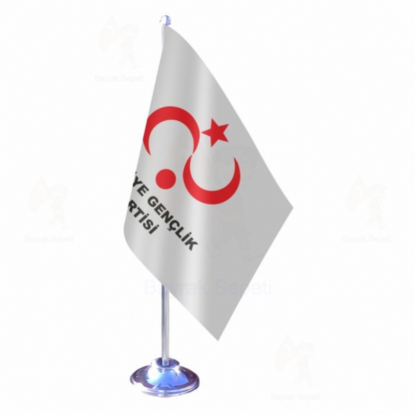 Trkiye Genlik Partisi Tekli Masa Bayraklar