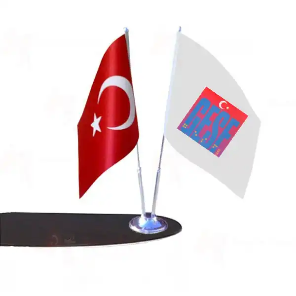 Trkiye Grme Engelliler Spor Federasyonu 2 Li Masa Bayraklar