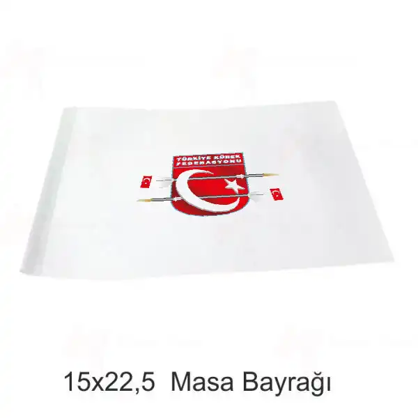 Trkiye Krek Federasyonu Masa Bayraklar
