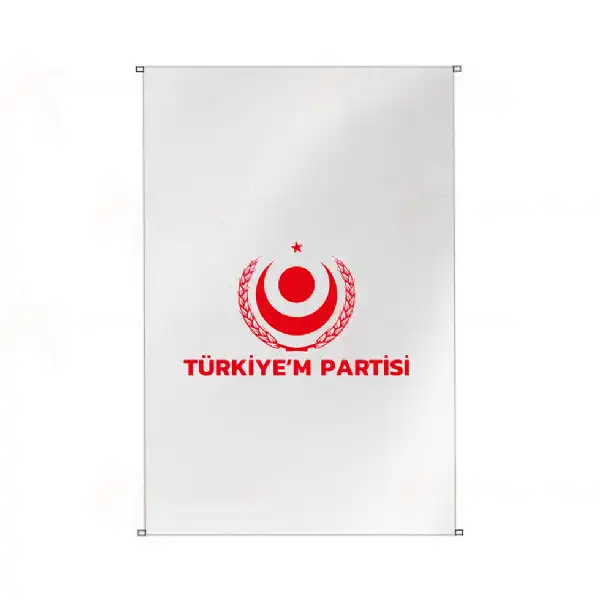 Trkiyem Partisi pe Dizili Ssleme Bayraklar