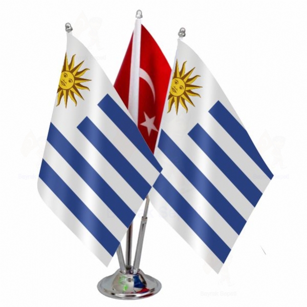 Uruguay 3 L Masa Bayraklar