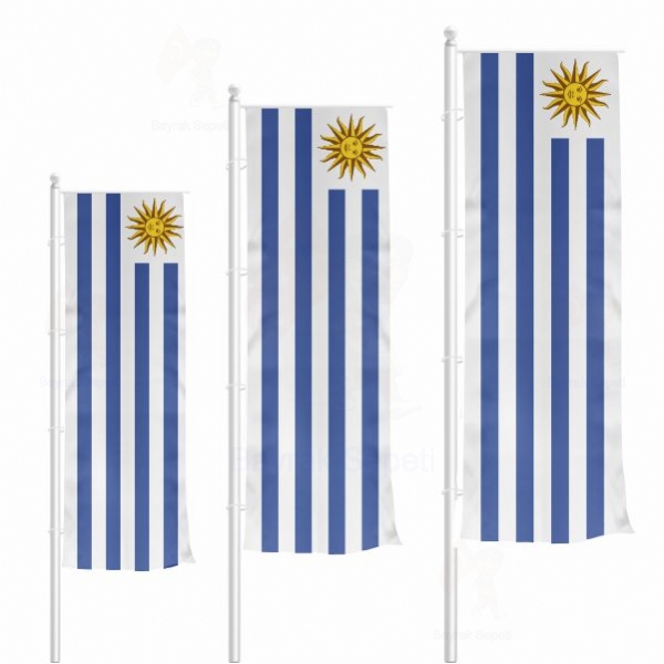 Uruguay Dikey Gnder Bayraklar
