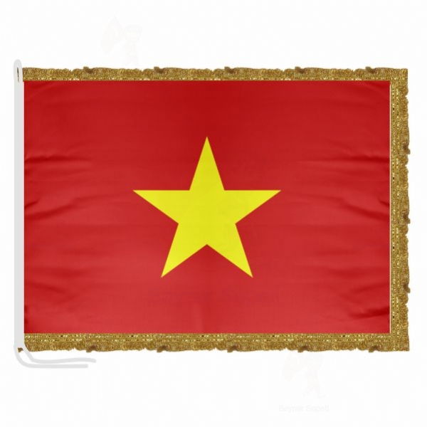 Vietnam Saten Kuma Makam Bayra