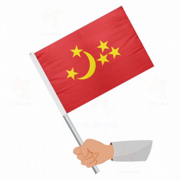Yediehir Uygur Hanl Sopal Bayraklar