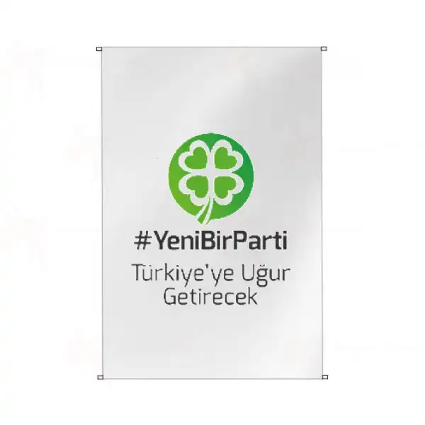 YeniBirParti Bina Cephesi Bayraklar
