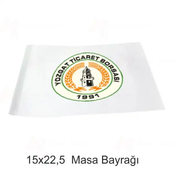 Yozgat Ticaret Borsas Masa Bayraklar