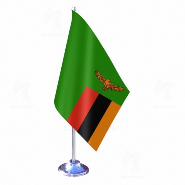 Zambiya Tekli Masa Bayraklar