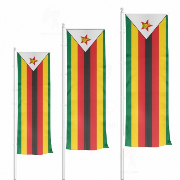 Zimbabve Dikey Gnder Bayraklar