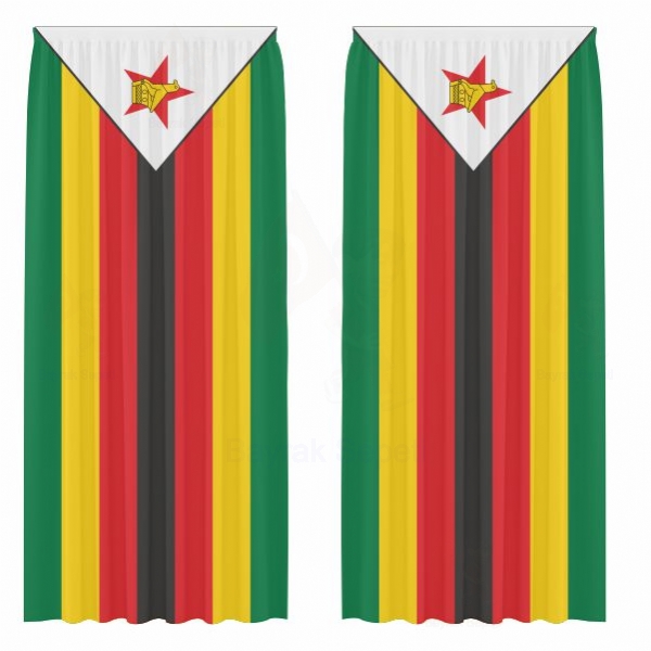 Zimbabve Gnelik Saten Perde