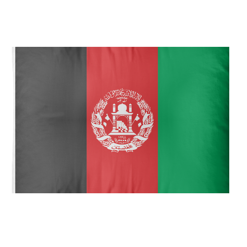 Afganistan Gnder ekilen Flama Bayrak