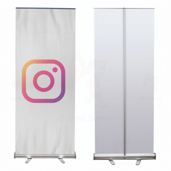 instagram Logo Roll Up ve Banner