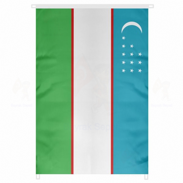 zbekistan Bina Cephesi Bayraklar