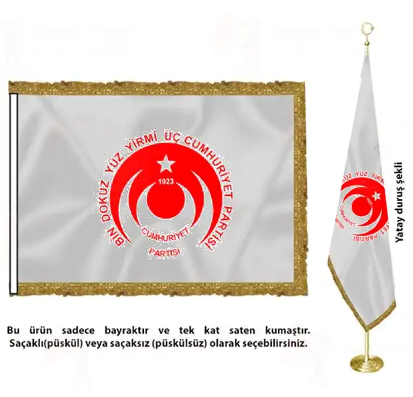 1923 Cumhuriyet Partisi Bina Cephesi Bayraklar
