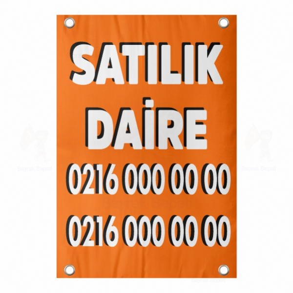 40x60 Vinil Branda Satlk Daire Afii