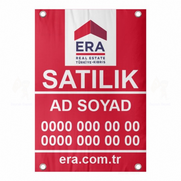 50x70 Vinil Branda Satlk Era Emlak Afii