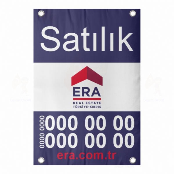 80x120 Vinil Branda Satlk Era Emlak Afii Nerede Yaptrlr