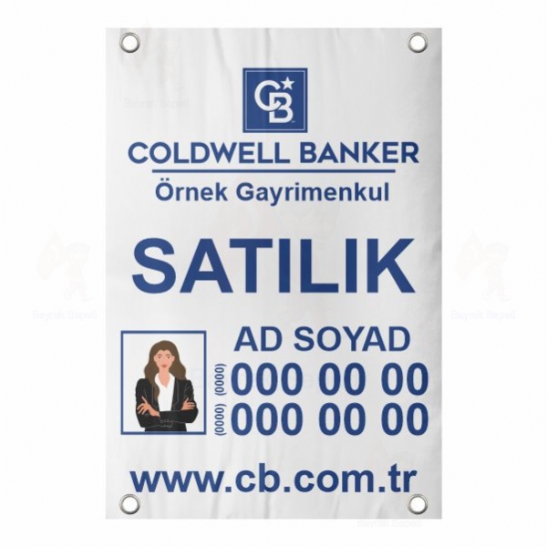 80x150 Vinil Branda Satlk Coldwell Banker Afii