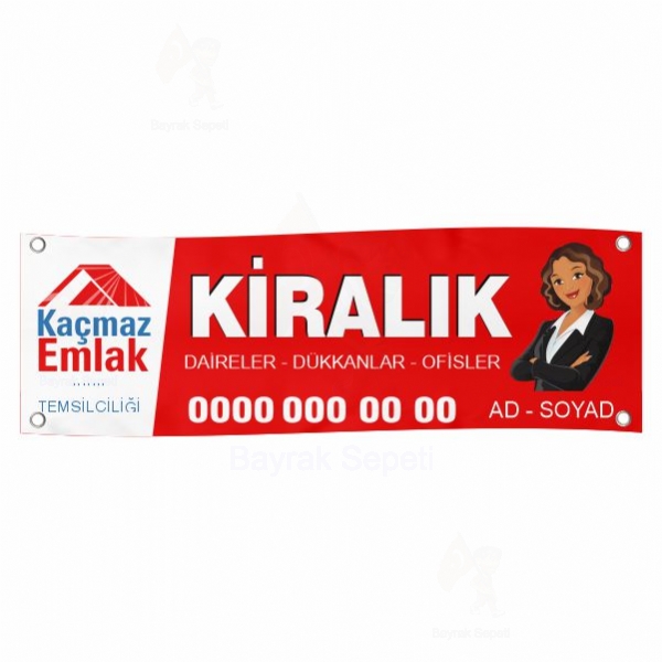 80x400 Vinil Branda Kamaz Emlak Kiralk Afileri Ucuz Malzeme Bul