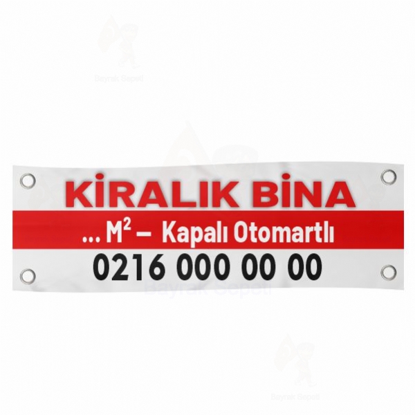 80x400 Vinil Branda Kiralk Bina Afileri
