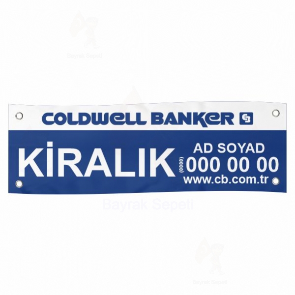 80x450 Vinil Branda Kiralk Coldwell Banker Afileri Ucuz Malzeme Toptan Alm